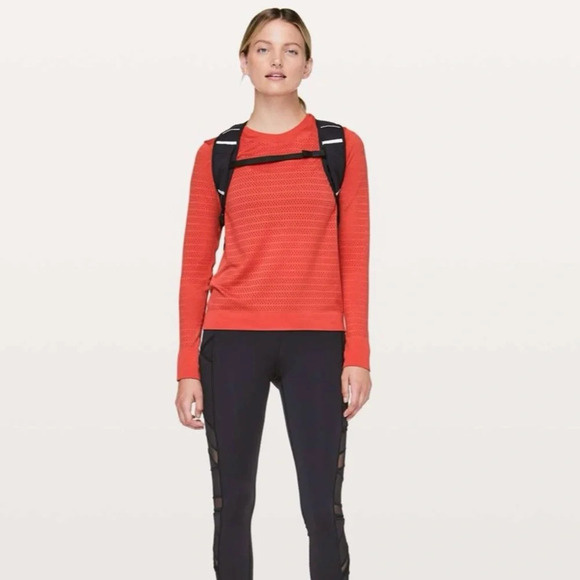 Lululemon 6 Breeze By Long Sleeve *Squad
Aries orange/red perforated long sleeve - Picture 8 of 10